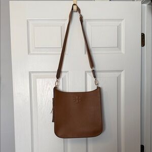 NWOT Tory Burch Brown Leather Crossbody Bag